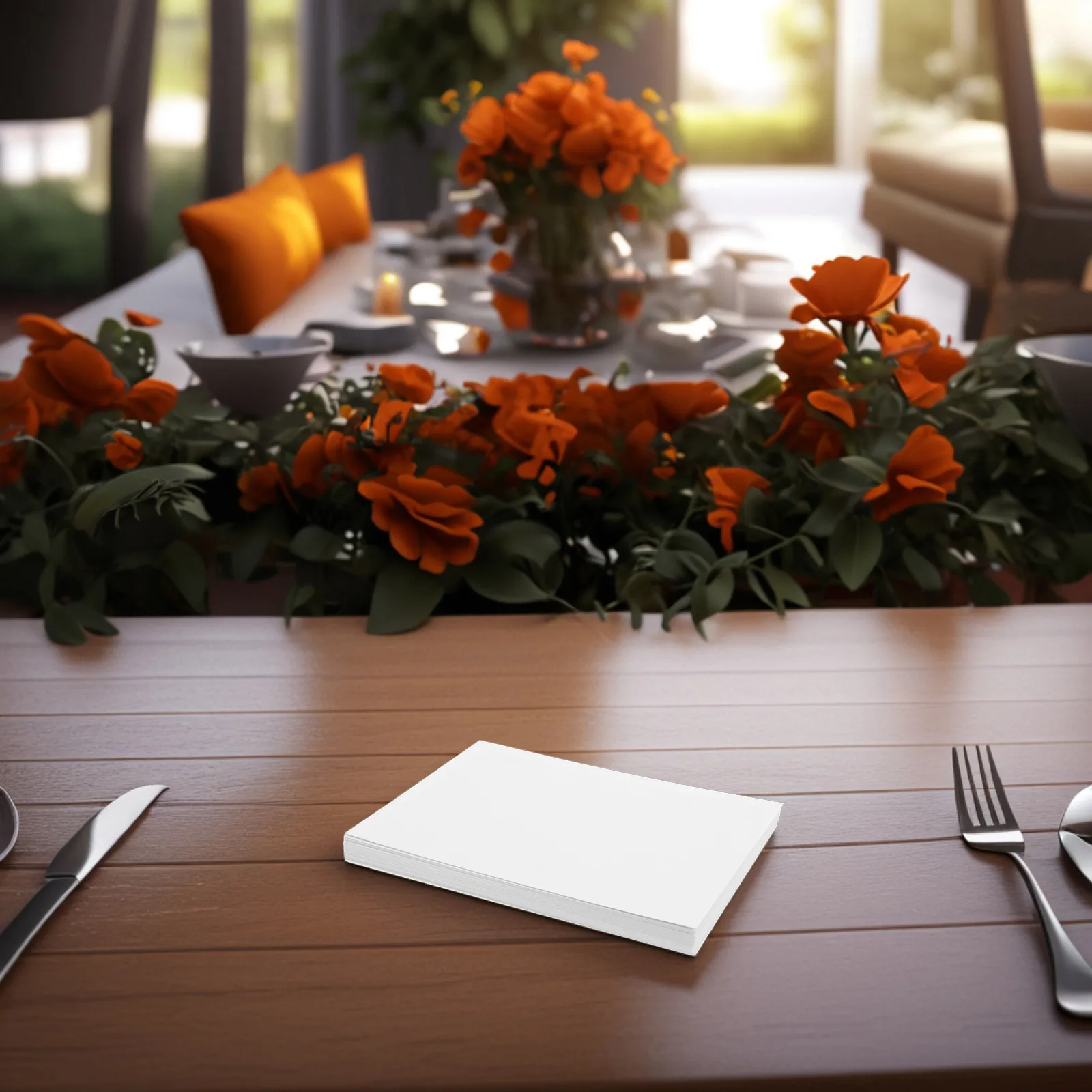 

25 Pcs Blank Table Number Cards White Cardstock 15x10cm DIY Thick Paper Printing Versatile Seating Arrangement Restaurant