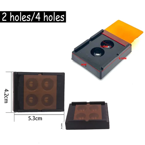 Imagen 2 del producto Caja de luz de clasificación de sombra de resina compuesta Dental con campana mezcladora integrada y almacenamiento para parches de dentadura de chapa a juego