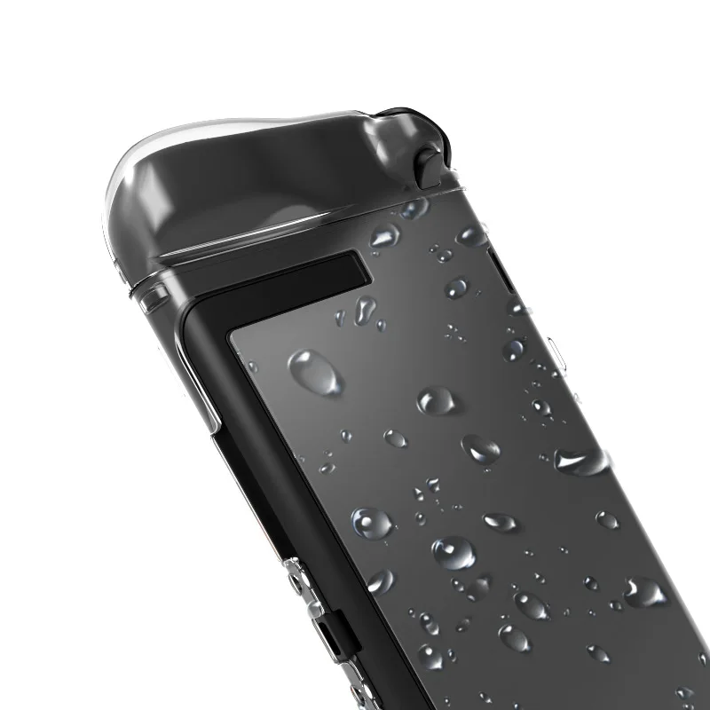 Funda protectora transparente modular compatible con Switch 2 - Carcasa protectora desmontable, NS2 (2025) TPU suave / funda rígida para PC