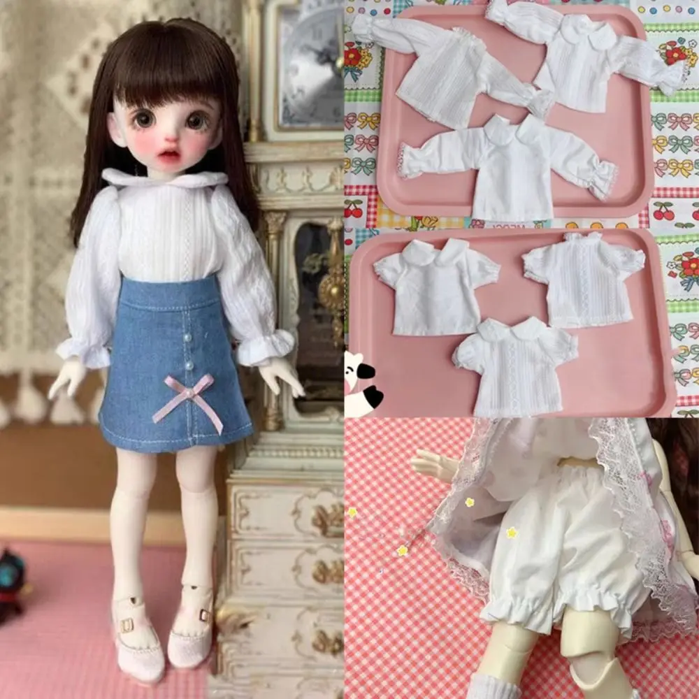 

Cute White Long/Short Sleeve Blouse Handmade Fashion Pumpkin Pants Clothes Kids Toys DIY Accessories for 1/6 BJD 30cm Dolls