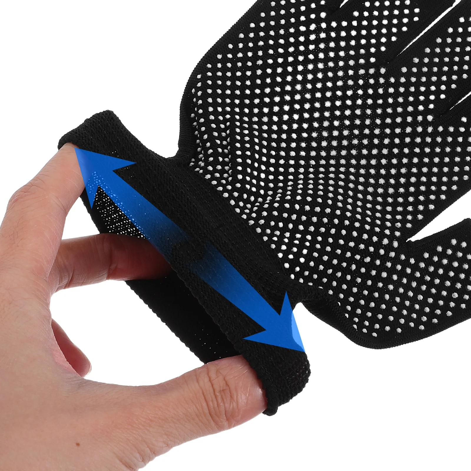 5 قطعة قفازات العمل بدون أصابع المضادة للانزلاق الشتاء شاشة القفازات للرجال النساء الدراجات القيادة إصلاح الكتابة