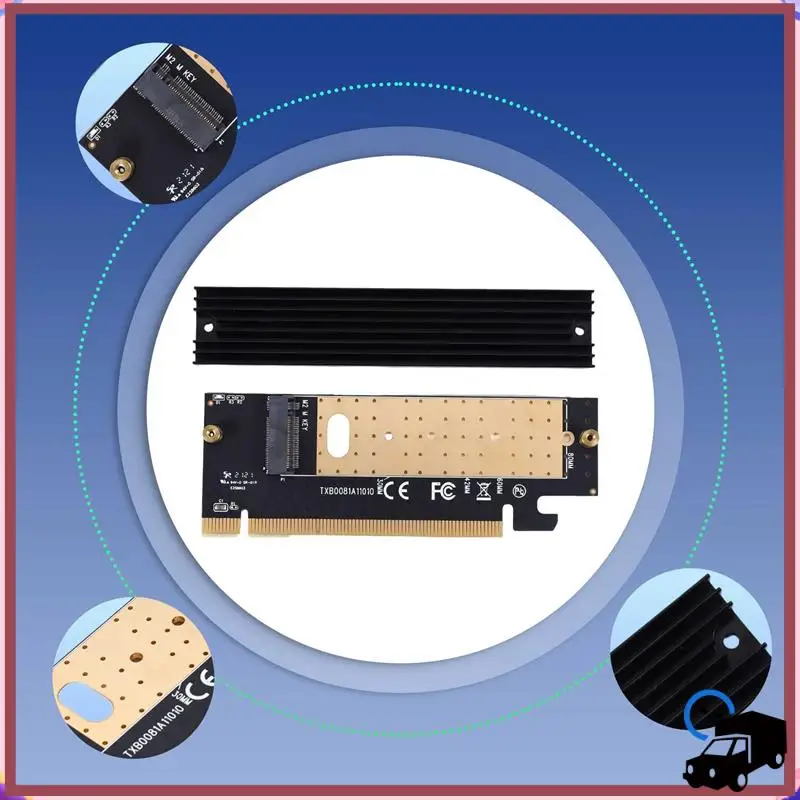 

Эффективный адаптер M.2 Nvme SSD M2 к Pcie 3.0 X16 Карта контроллера M Key Интерфейс Поддержка Pci Express 3.0 X4 Размер 2230-2280