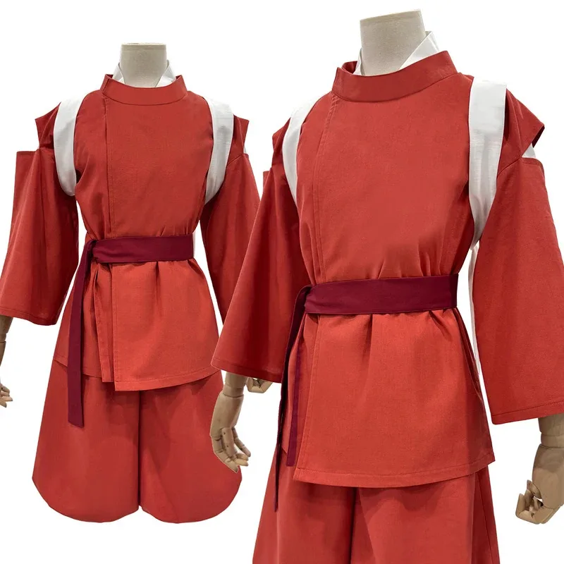 

HOLOUN Spirited Anime Chihiro Ogino Sen Cosplay Costume Top Shorts Adult Version Cos Convention Halloween Christmas