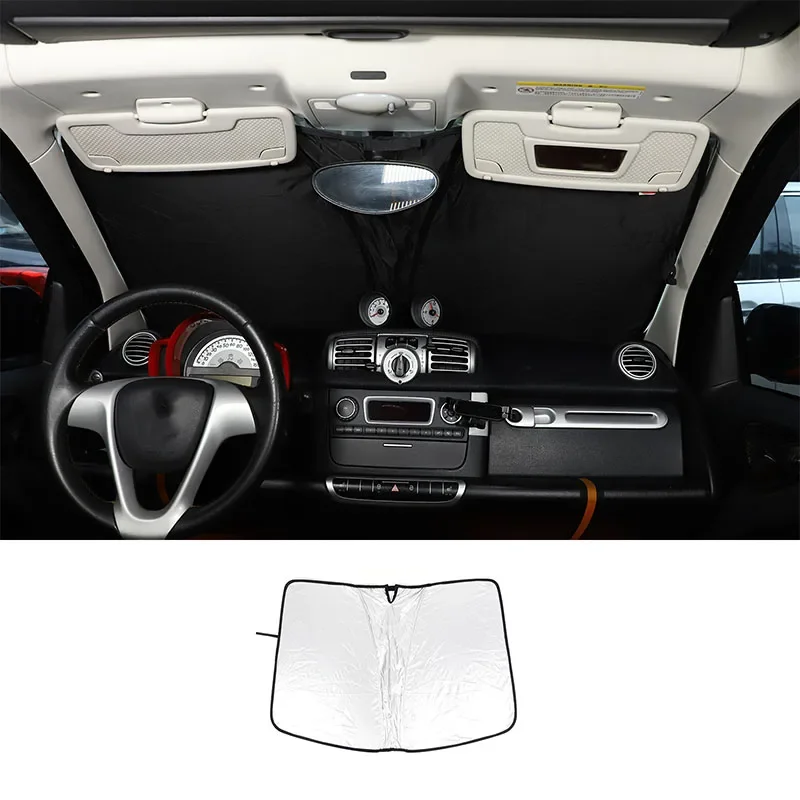 

For Mercedes-Benz Smart Fortwo 451 2009-2015 Car Front Glass UV Protection Sunshade Sun Shade accessories