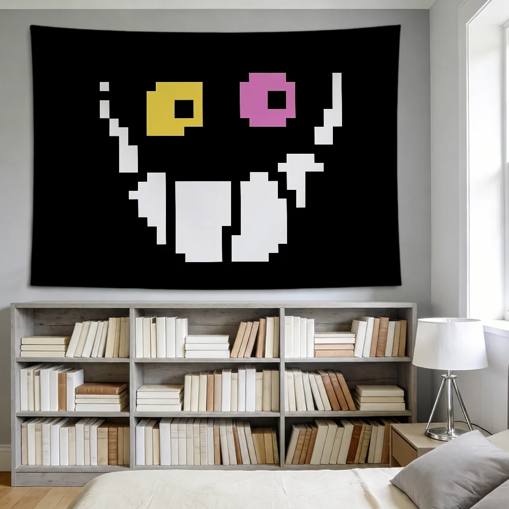 Game Pixel Fanart Cute D-Deltarune Flag For Room Dorm Party Hogar Bedside Living Room Wall Hanging Garden Decor Banner Gift