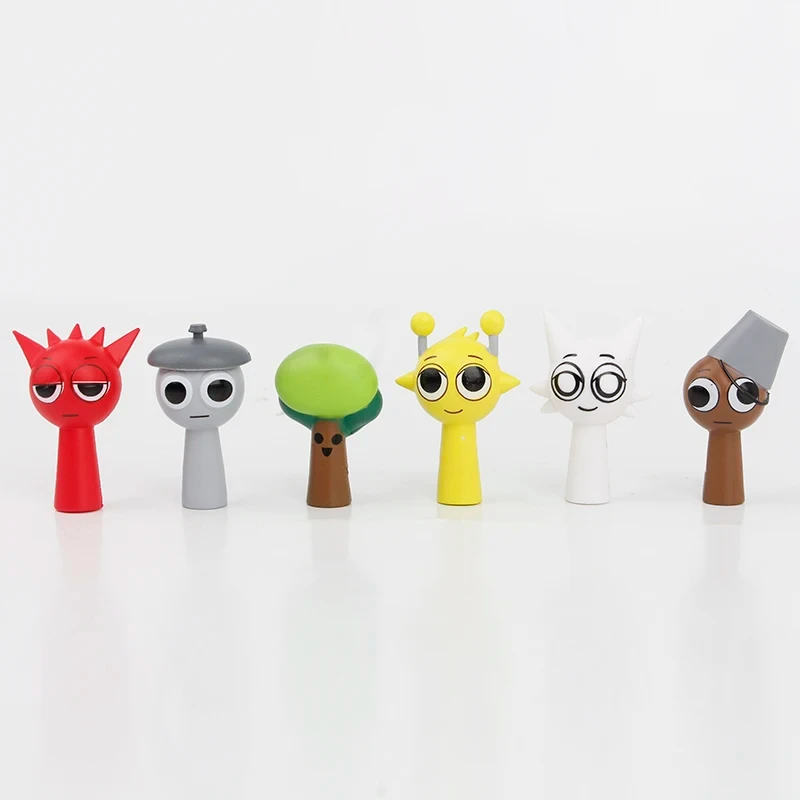 Hot 24 pièces/ensemble Mini Sprunki figurine jouet dessin animé film Sprunki Wenda modèle poupée Figurines enfants cadeau