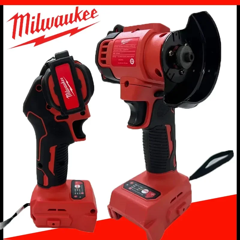 

Milwaukee 18V Battery Cordless Angle Grinder 3 Inch Polishing Machine Mini Diamond Cutting Grinding Cut OFF Tools