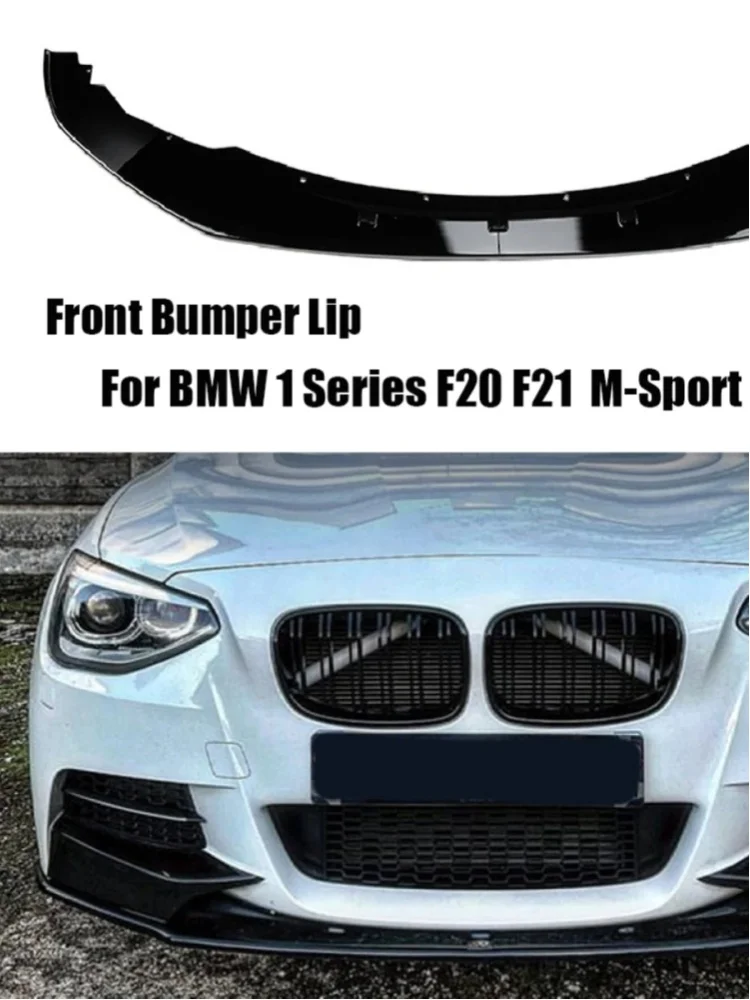 Für BMW 1er F20 F21 118i 120d 120i M135i LCI M Sport 2012-2014 Auto Frontstoßstange Lippe Spoiler Splitter Diffusor Karosseriekit