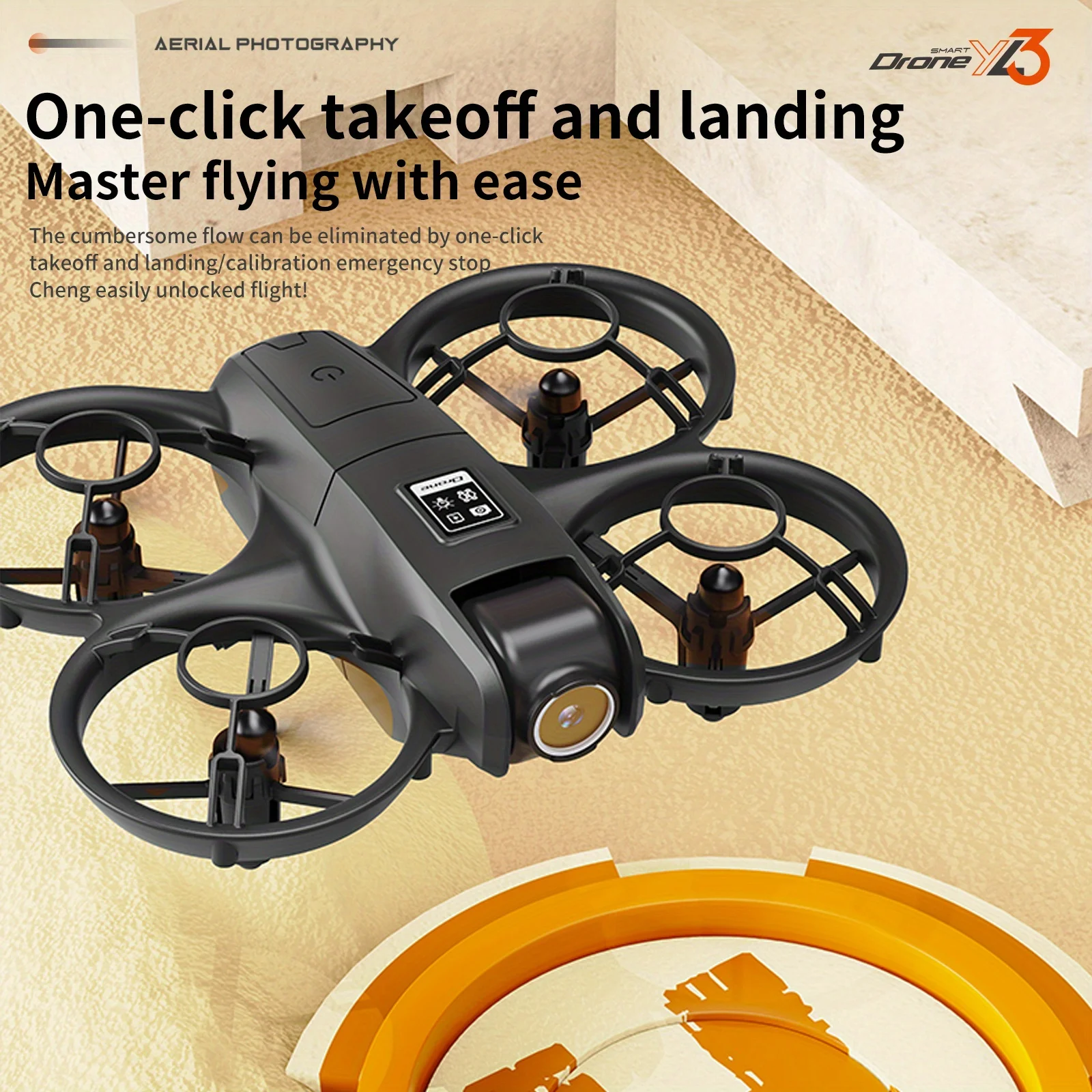 Drone de Viaje Plegable YL3 con Doble Cámara HD Antivibración, Control por Gestos y Posicionamiento por Flujo Óptico S39acaa04181a444eb5261be1e3e1146eQ