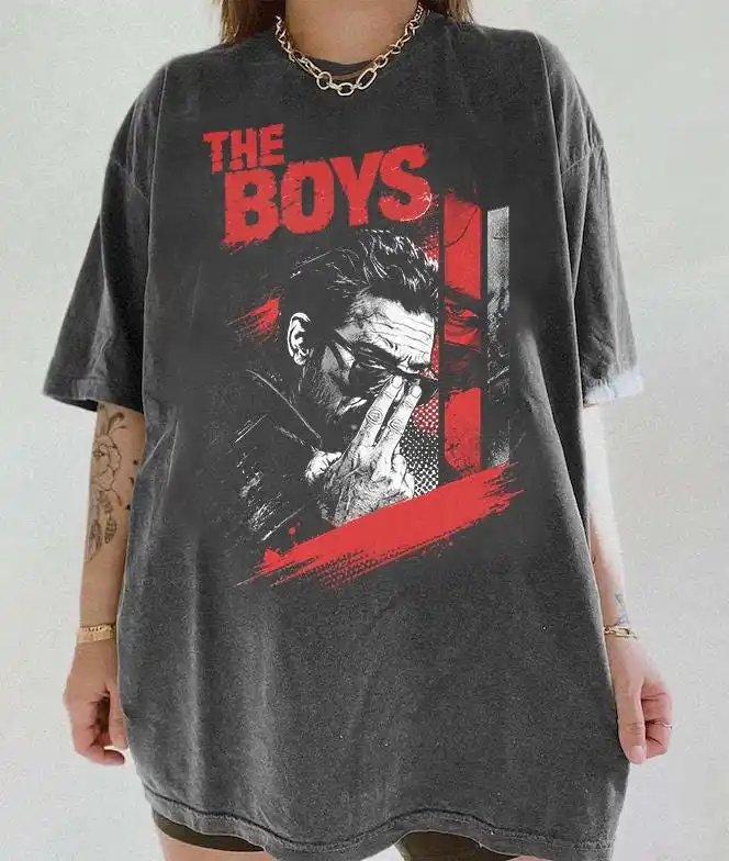 Retro 90s  Billy Butcher The Boys TV Series T-Shirt, The Boys Movie T-shirt, Billy Butcher T-Shirt