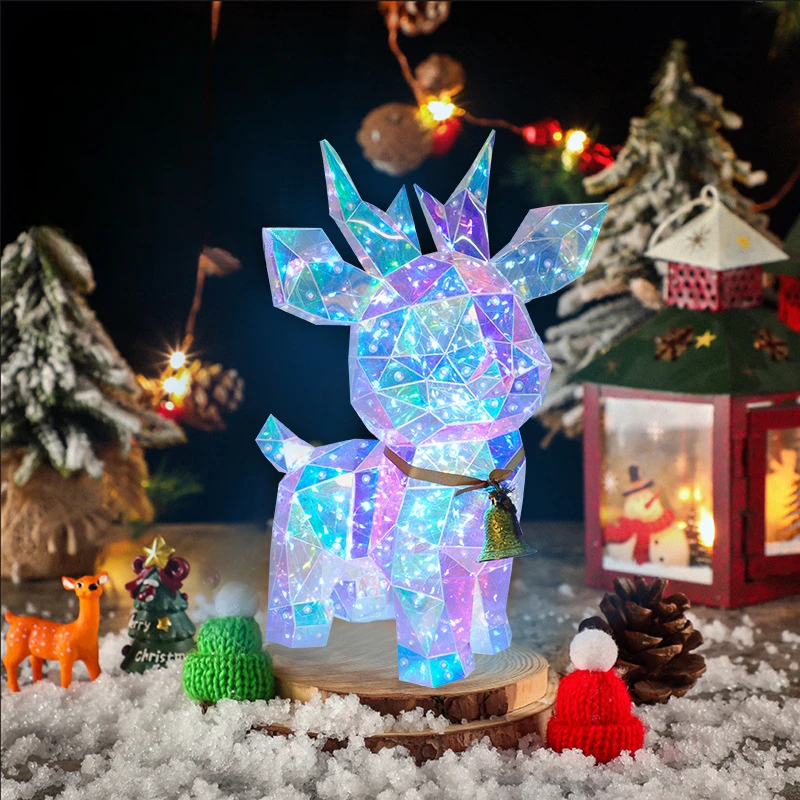 

Christmas Party Decoration Atmosphere Neon Party Decoration LED Lamp Desktop Ornaments Birthday Outfits Toy Color Night Light