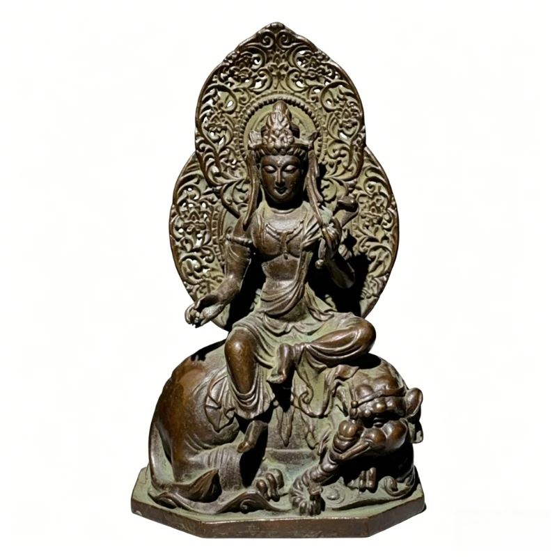 Ancient Tibetan Buddhism Samantabhadra Buddha Home Altar  Worship Desktop Decorative Ornaments Buddhist Items