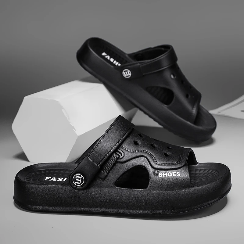 

Men's fashion sandals summer new breathable lightweight anti-slip outdoor casual beach sandals students dual-use sports slippers