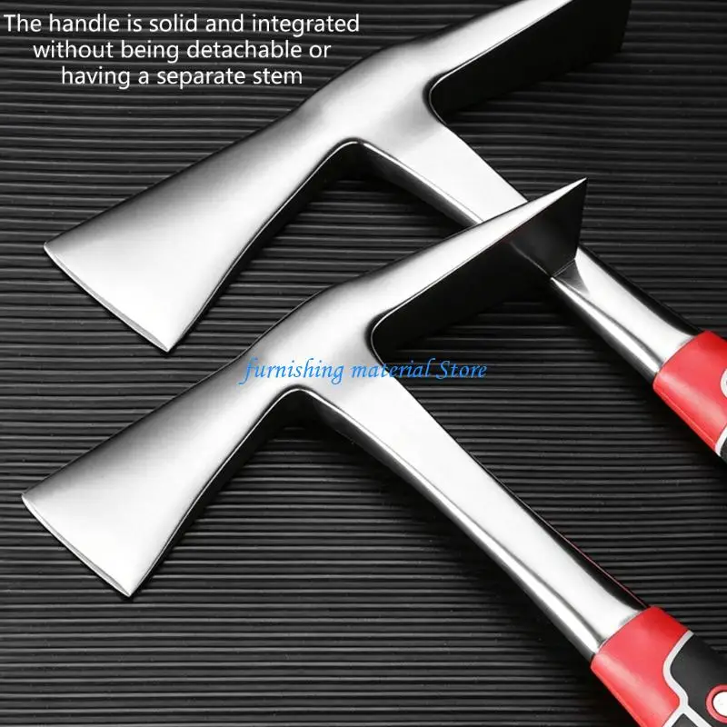 Y5GD Multipurpose Pick Brick Hammer With Heavy Duty Carbon Steel Construction And Ergonomic Grip For Outdoor Activity Use