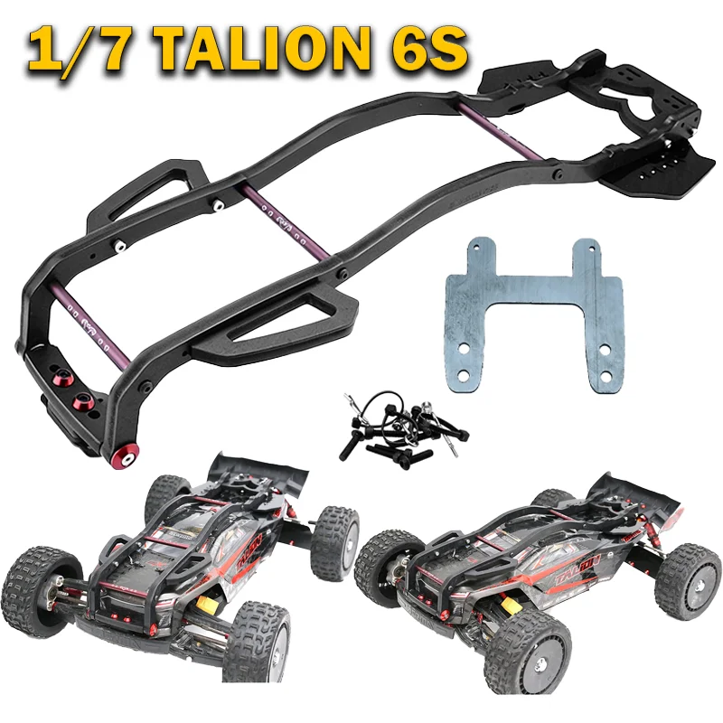 1/7 TALION 6S Assembly Roll Frame Shell Based Roll Cage Anti-collision for 1/7 ARRMA RC TALION EXB 6S Speed Truck Car