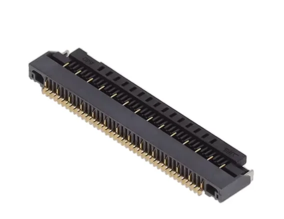 FPC/FFC pull-out vertical positive pin with locking patch, misaligned cross pin 0.4mm flexible ribbon cable connector 40P