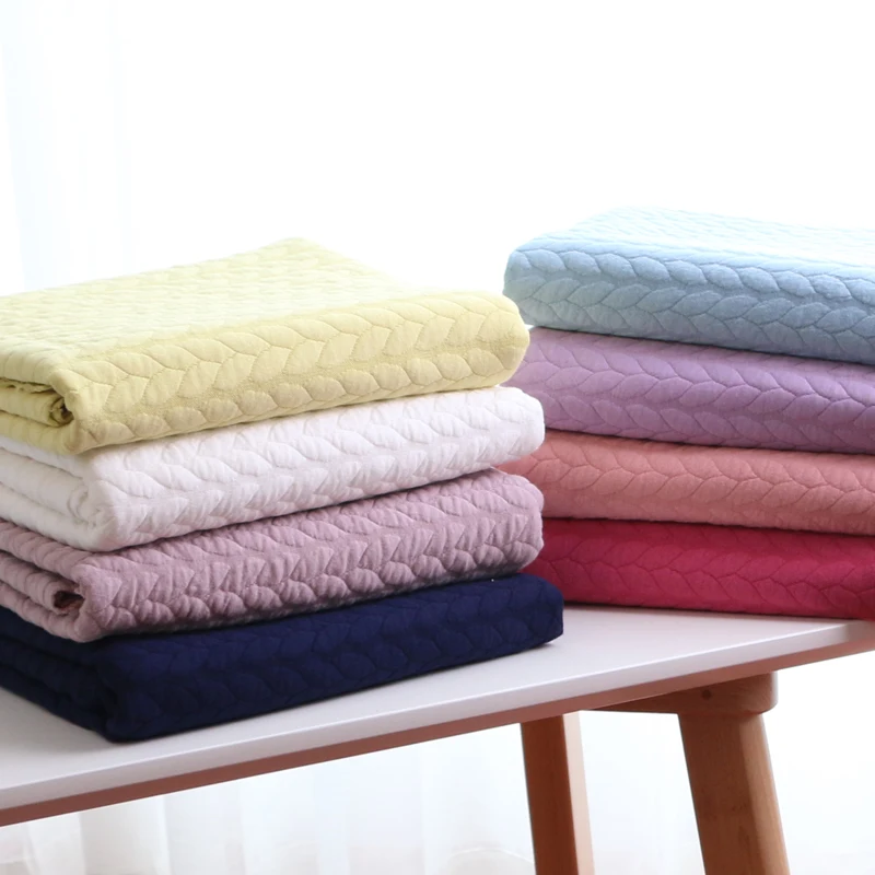 50x150cm Three layer Cotton Quilted Fabric Braided Pattern Making Padded Jacket Coat Lining Cute Quilted Cotton Clothes