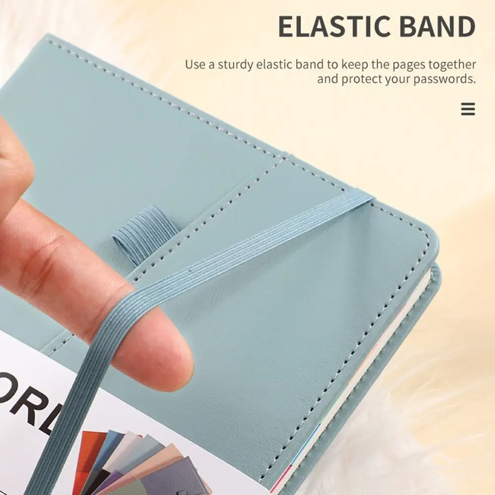 

Книга для записи паролей формата А5 с алфавитными разделителями, большая книга для хранения паролей, журнал для записи деталей о входе в учетные записи, интернет-журнал паролей