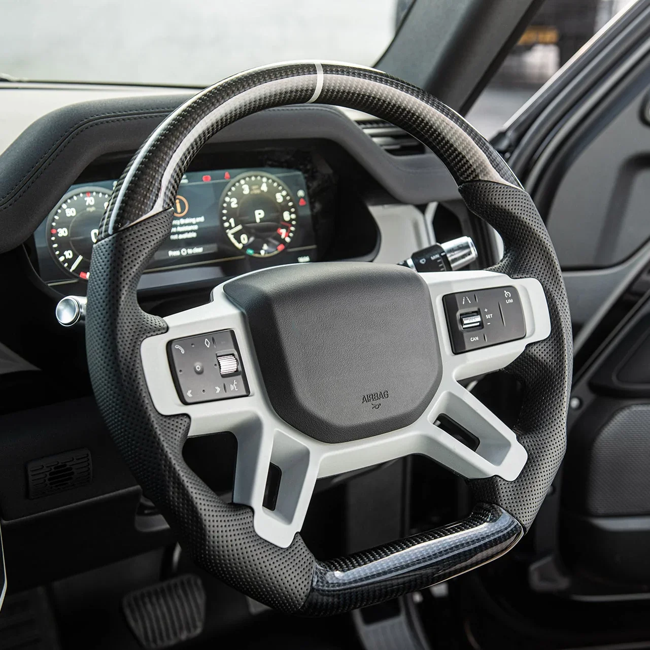 

100% настоящее карбоновое рулевое колесо для Land Rover Defender Range Rover Defender