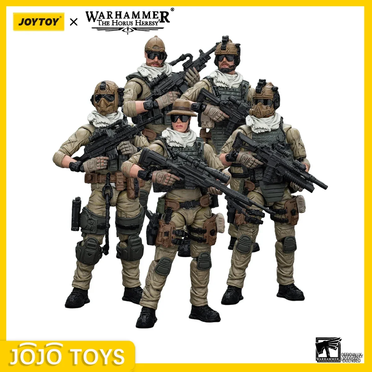 YTOY-Figurines d'action de l'armée américaine, Coldplay Hardcore, Delta Assault Squad, modèle de soldat mobile, jouets cadeaux, chaîne 1/18, 5 pièces, pré-commande