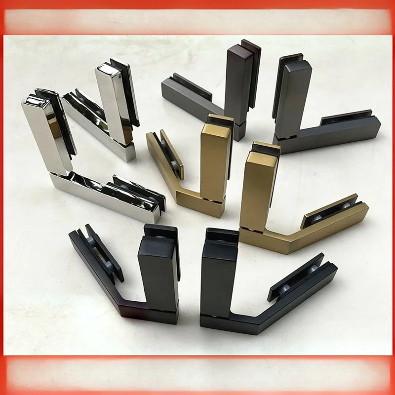 

Minimalist 304 Stainless Steel Bathroom Partition Shower Room Glass Door with Heaven And Earth Hinge for Interior And Exterior S