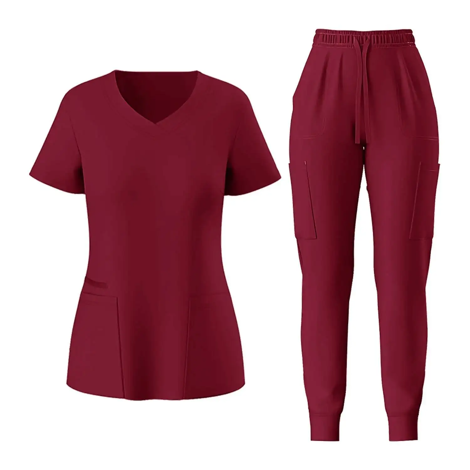 

Women's Surgical Uniforms Woman Nursing Articles Clinical Scrubs Uniform Top Pants Work Wear Set Hospital Doctor Medical Clothes