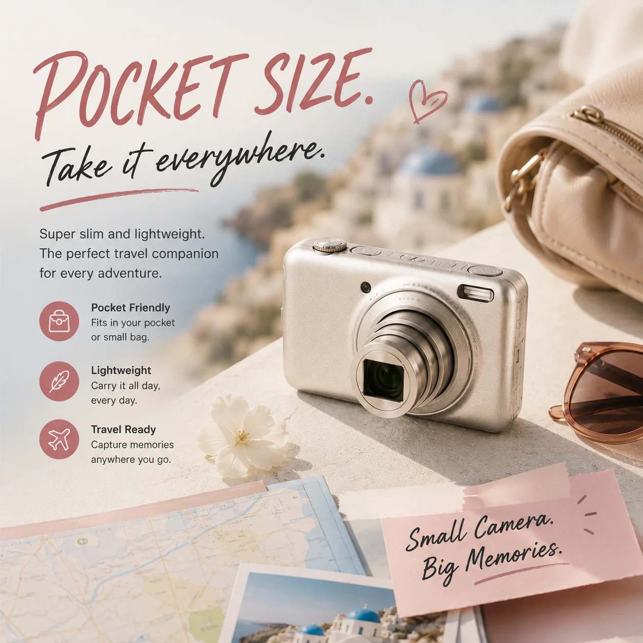 Portable Small Card Digital Camera Retro Y2K Camera 12X Zoom Anti Shake Auto Focus 16MP 720P HD Video Cameras Model S6500（Used）