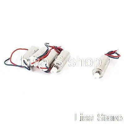 5 Pcs RC Model Toys Coreless Greared Motor DC 3V 60-70mA 20000-40000RPM 7x16mm