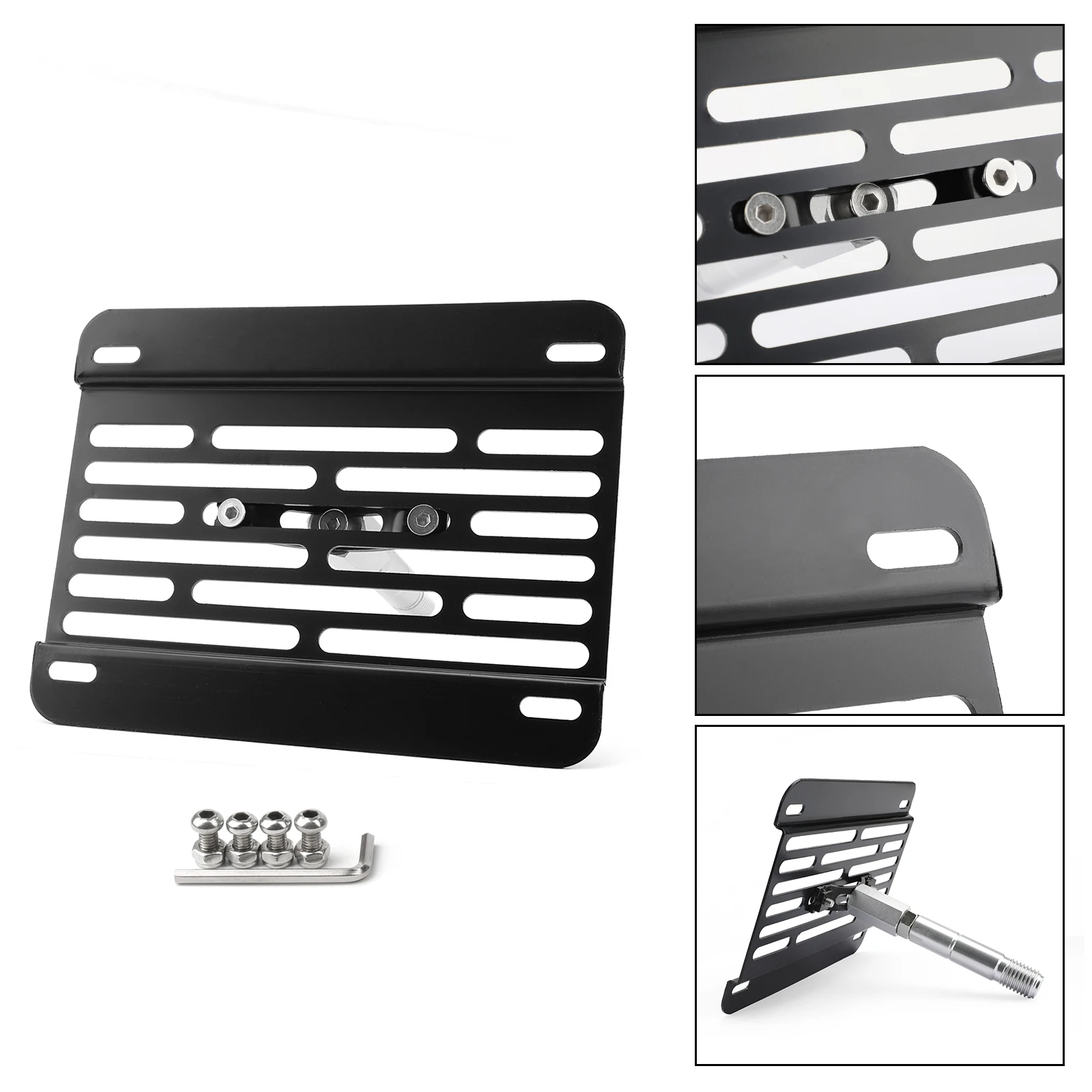 Artudatech New Bumper Tow Hook License Plate Mount Bracket Holder For Mazda3 Mazda6 CX5 MX5