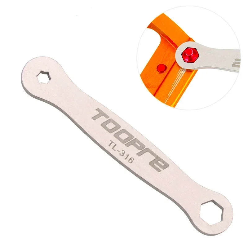 Bike Pedal Cleat Pin Wrench Bolt Spanner Screw Removal Tool Bicycle Skid-proof Studs Mountain Road  Pedal Nail Installation Tool