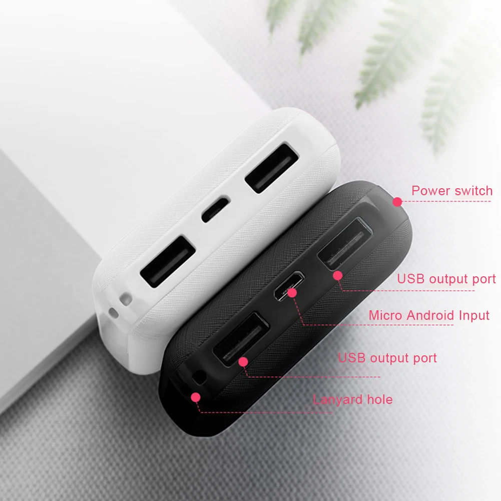 Novo 20000mah grande capacidade 5v2a fonte de alimentação móvel interface usb banco de potência para telefones celulares luva aquecida colete carregamento rápido