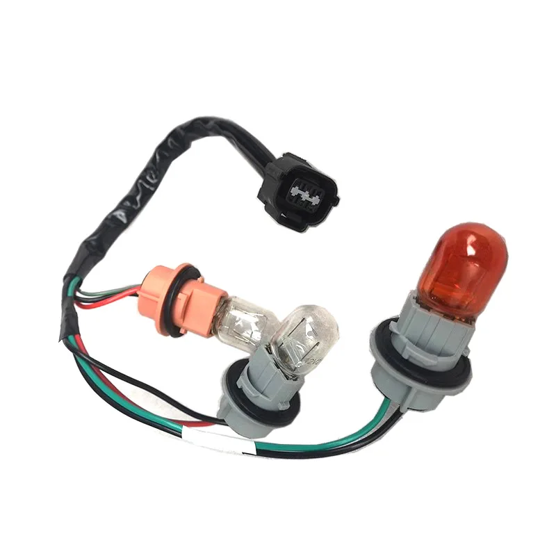 

NBJKATO Brand New Rear Brake Tail Light Reversing Lamp Wiring Harness Plug Lines Bulb For Mitsubishi Pajero V93 V97