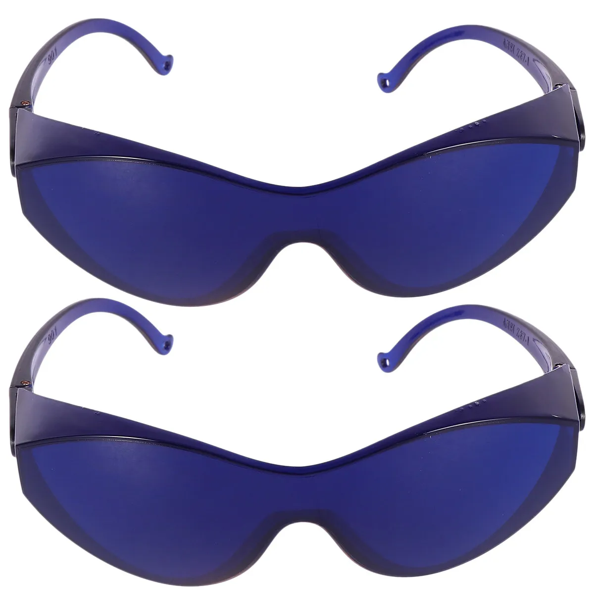 

1Pack Safety Goggles Protective Glasses Blue Plastic Eye Protector for Intense Pulsed Light Removal Teeth