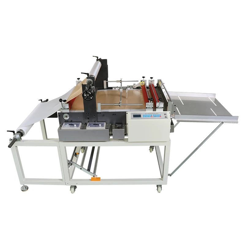 New Design Fully Automatic Unwinding Laminating and Cutting Machine Cut Film Width 300mm