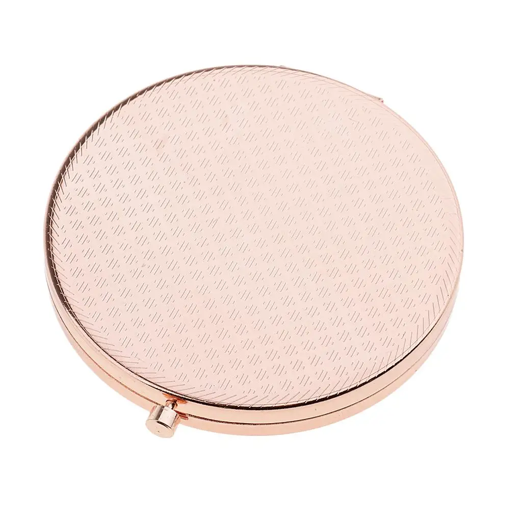 1 Pieces Travel Premium Folding Pocket Compact Makeup Mirror Two-Sided