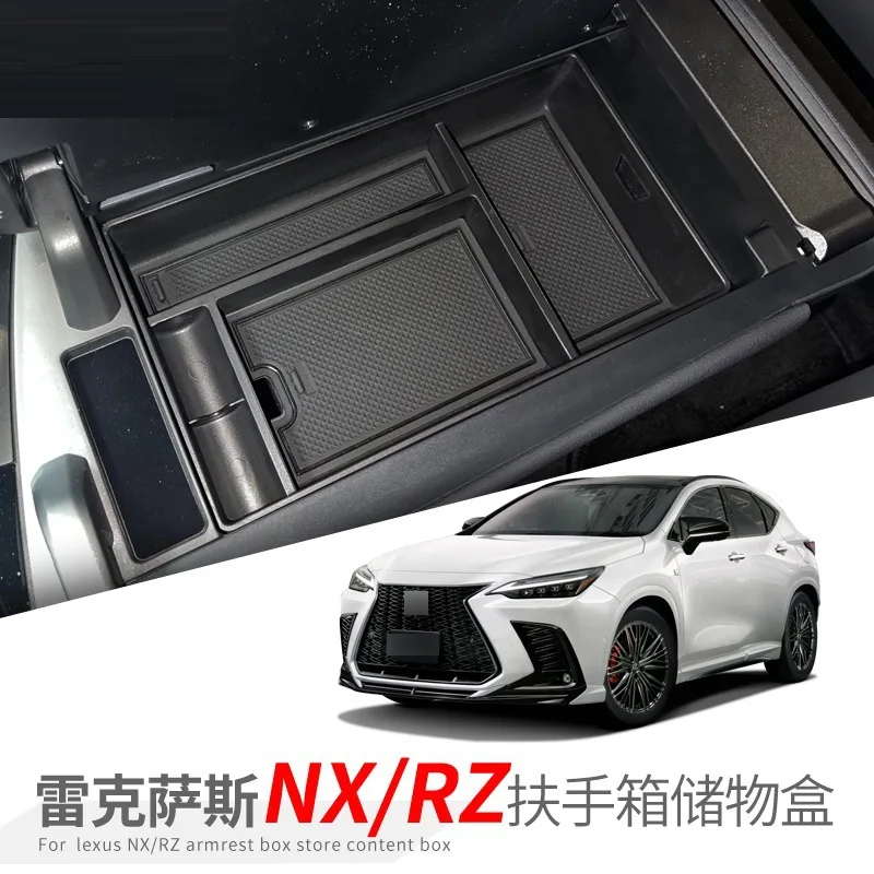 

For 22-24 Lexus NX Center Console Armrest Box Storage Box RZ Car Storage Car Accessories