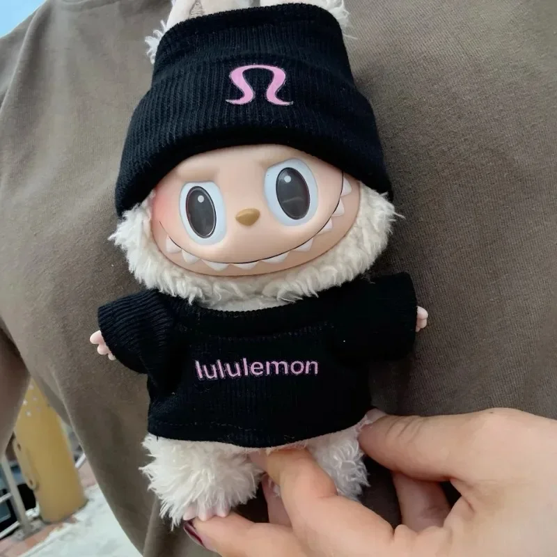 Vêtements uniquement] Boîte aveugle de première seconde et troisième génération, vêtements en rabub, LABUBU, remplace le costume décontracté tendance, chapeau élastique, nouveau