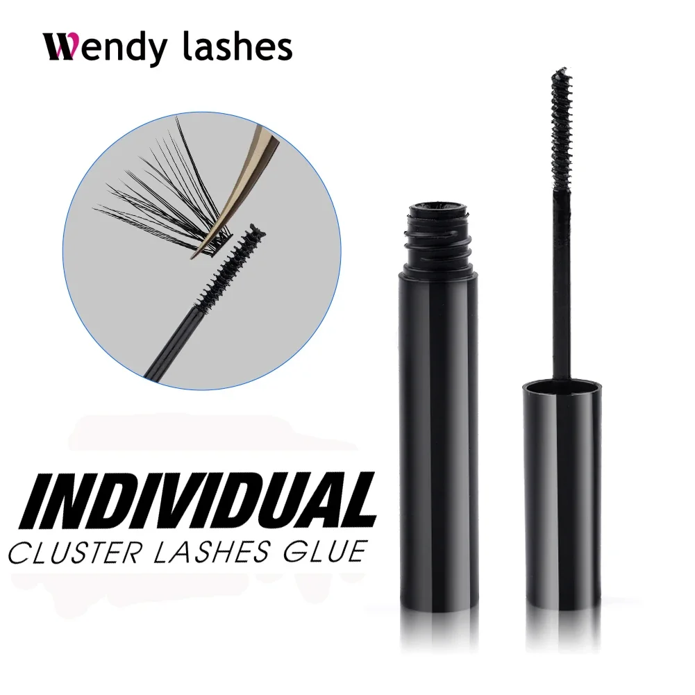 Cluster Lash Glue Long Lasting Grafting Lashes Dark-Black White Waterproof Quick Drying Make Up Eyelash Extension Glue 5ml