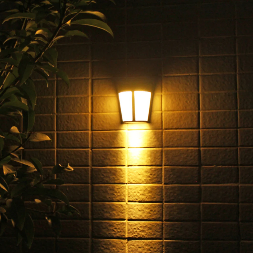 

2pcs Solar Wall Lamp Outdoor Lights Waterproof Garden Led Saving Durable Premium Material Solar Energy Yard