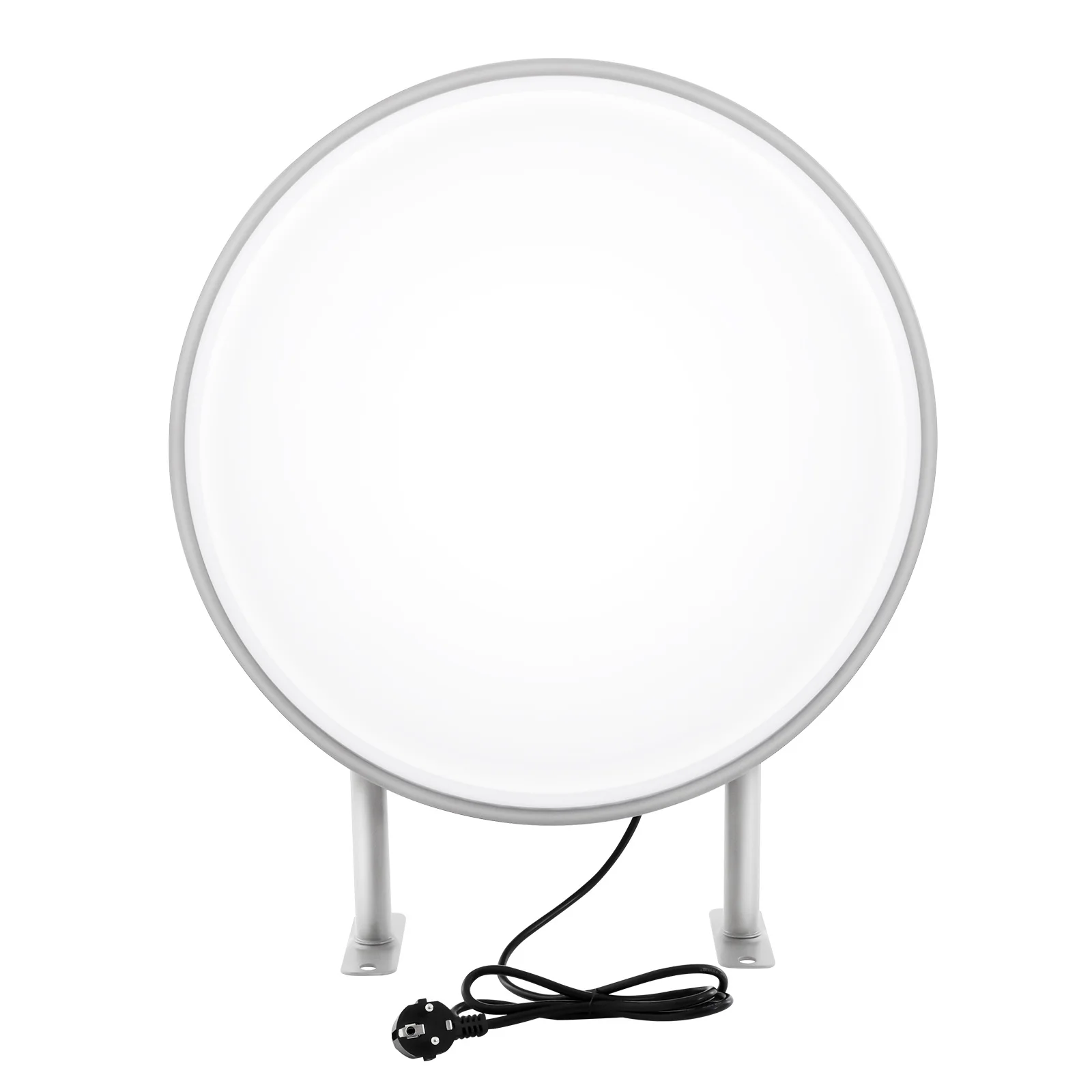 20/24Inch Round Light Box Signage,LED Light Box Double Sided , Waterproof Advertising Projecting Sign Advertising Light Box