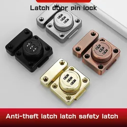3 Digit Combination Password Door Lock Zinc Alloy Smart Cam Code Cabinet Lock Sliding Door Bolt Lock Home Security Hardware