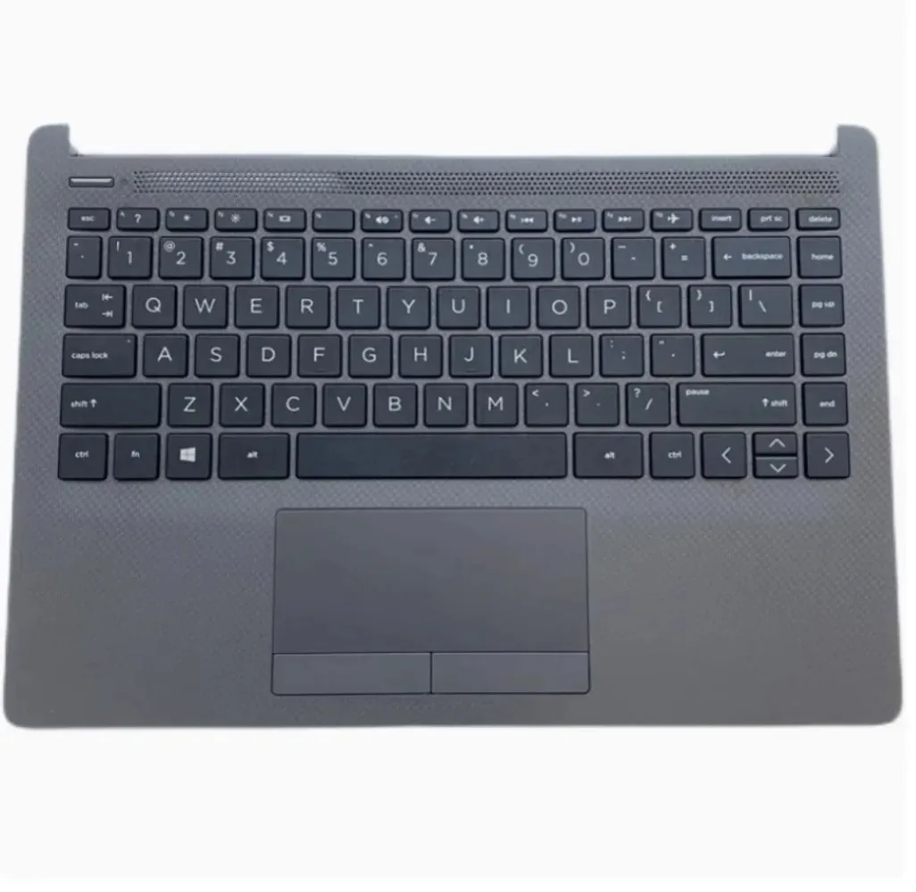 SX LCD Palmrest Keyboard Cover for HP 240 245 246 G8 14-CF DK C Case Keyboard Touchpad Grey M23367-001 Top Case Replacement