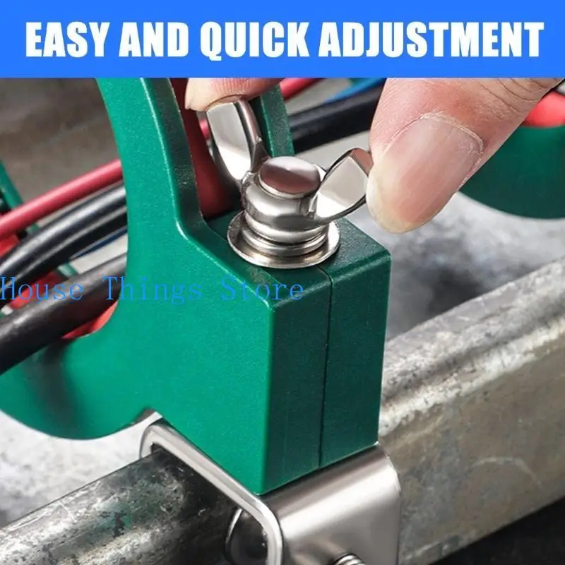 652F 2Pieces Nonslip Cable Guide Pulley System For Power Engineers And Installation Professional Building Site Applications