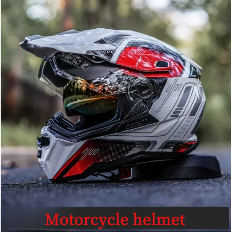 

GSB XP22 Professional Full Face Motorcycle Helmet - Motocross Racing, Modular Flip-Up, ECE Certified Safety casco,H25040