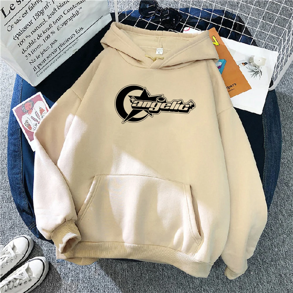 Sudaderas con capucha Y2k para mujer, ropa de lana con estampado Kawaii de los años 90, estilo harajuku