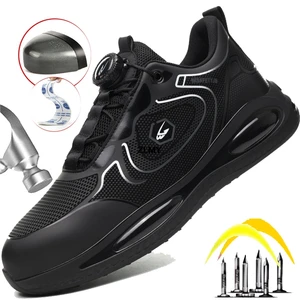 Wasserdichte Sicherheitsschuhe Zehenstahl für Männer, Bohrergeschwindigkeit, Arbeitssicherheitsstiefel, 2024 8 Hauptverkaufsschuh mit Herrenschnalle - №8