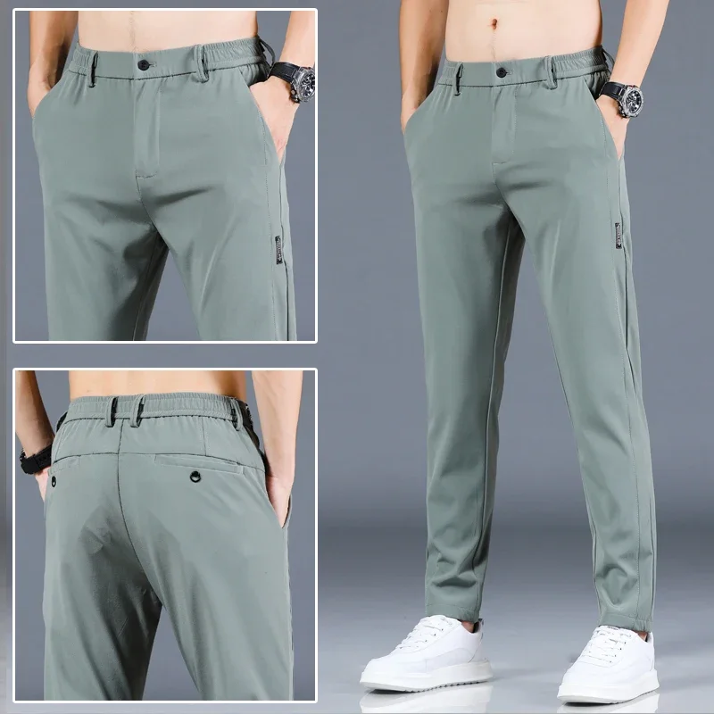 2024 Spring and Autumn Men\'s Golf Pants High Quality Elasticity Fashion Casual Breathable Trousers