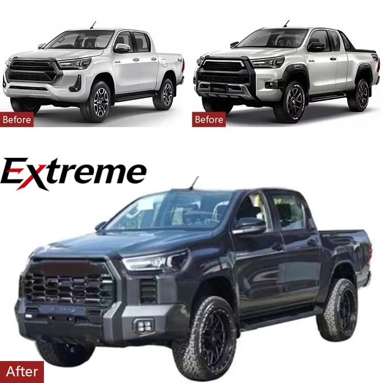Body Kit Easy to Install for 2021 Hilux Upgraded Tundra Body Kit