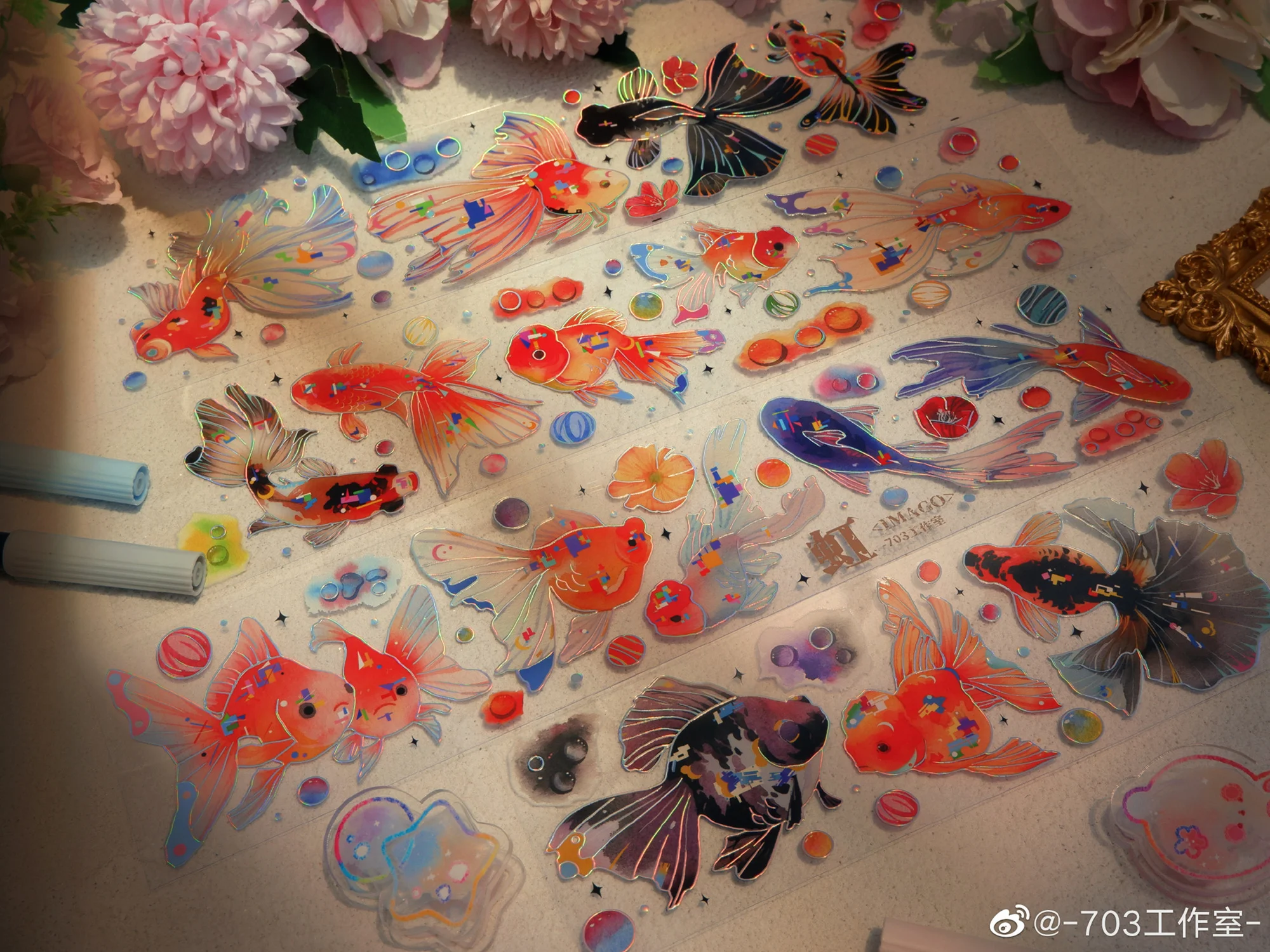 

1loop Goldfish Shiny PET Studio Tape 100cm
