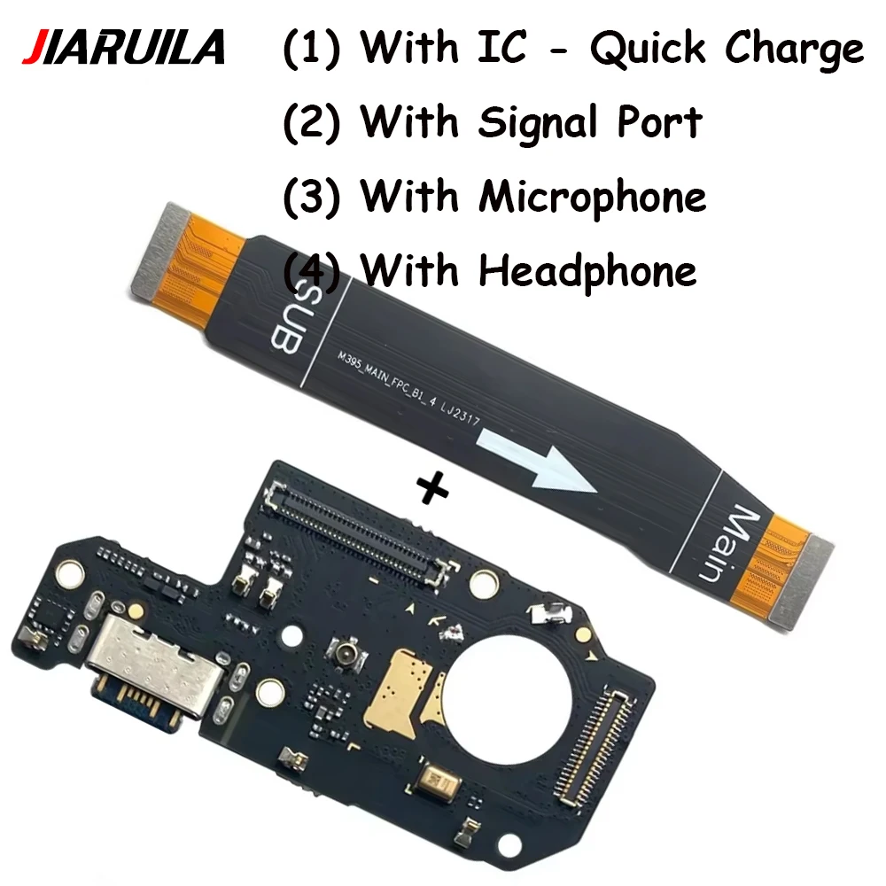 

USB Fast Charging Charger Main Motherboard Flex Cable For Xiaomi Redmi Note 12 Pro Plus 5G / Note 12 4G Dock Connector Board